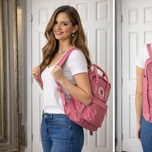 Fjällräven Kånken Laptop 13” Backpack Pink | Authentic Fox Logo